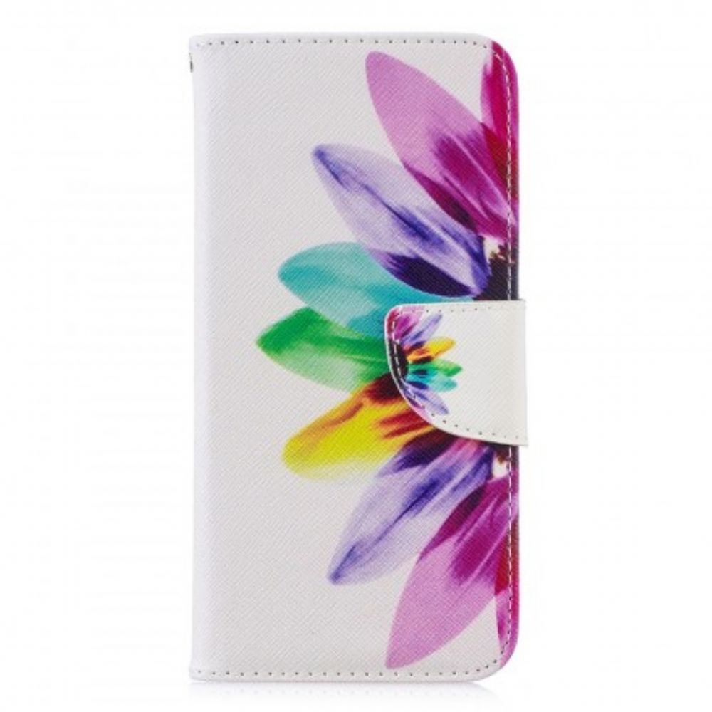 Flip Case Für Huawei P Smart 2024 / Honor 10 Lite Aquarell Blume