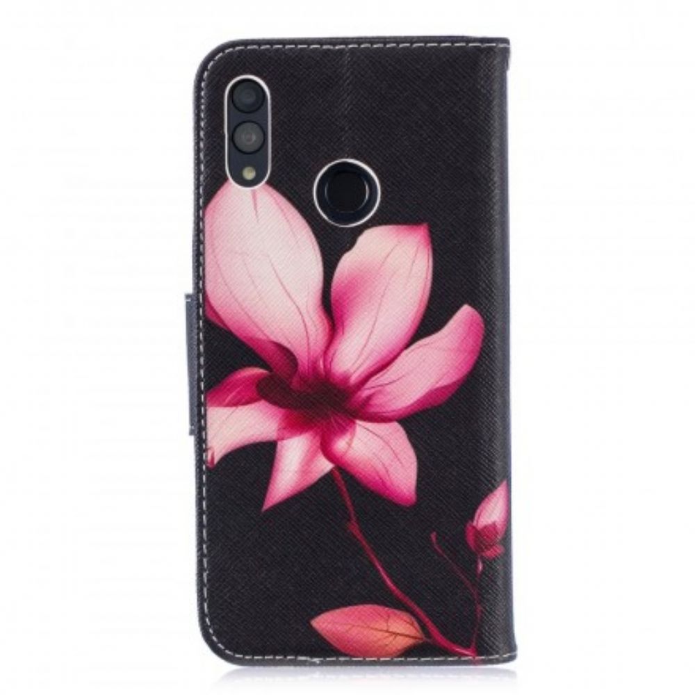 Flip Case Für Huawei P Smart 2024 / Honor 10 Lite Rosa Blume