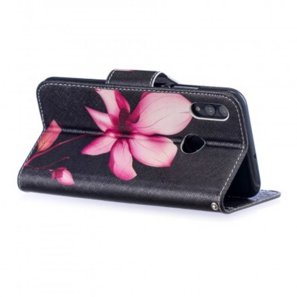 Flip Case Für Huawei P Smart 2024 / Honor 10 Lite Rosa Blume