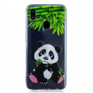 Hülle Für Huawei P Smart 2024 / Honor 10 Lite Transparenter Panda Isst