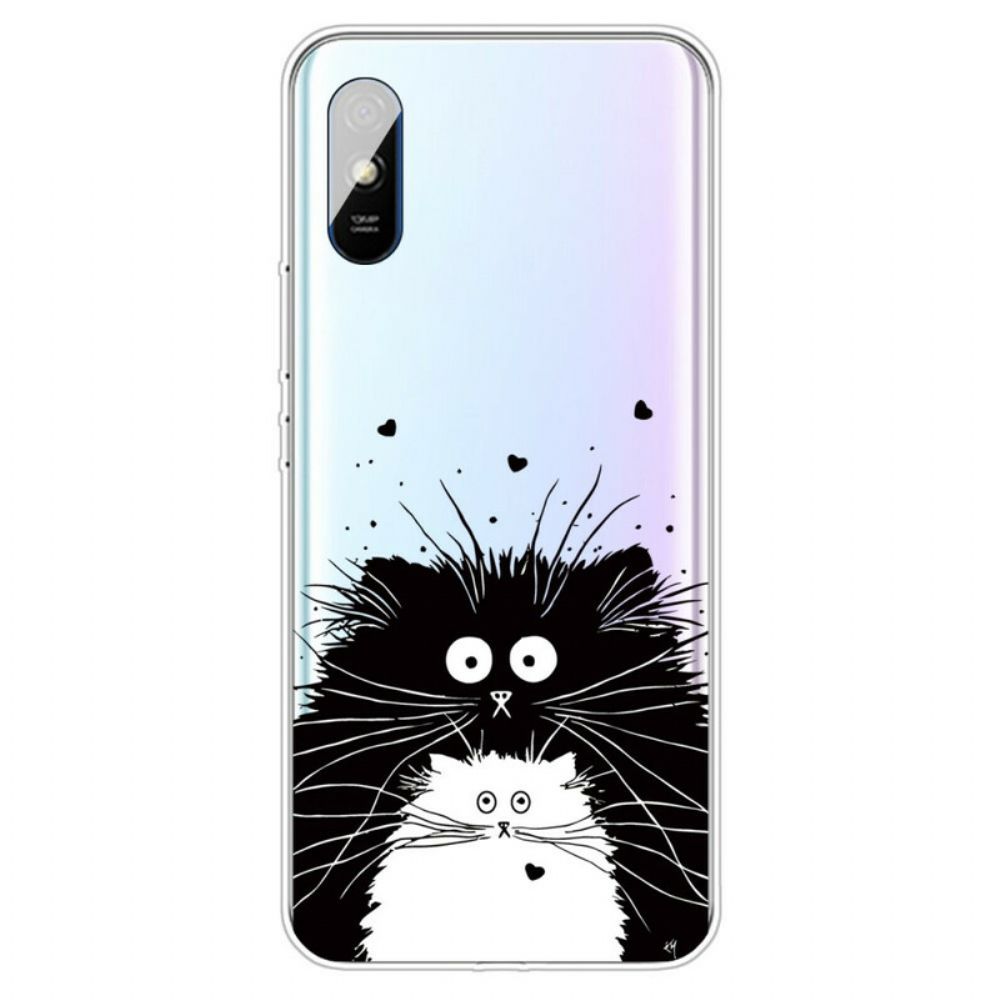 Hülle Für Xiaomi Redmi 9A Sieh Dir Die Katzen An