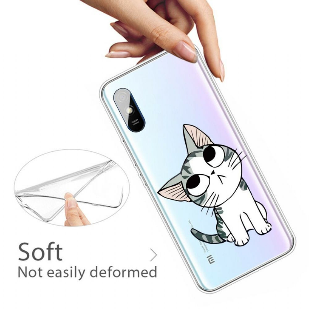 Hülle Für Xiaomi Redmi 9A Sieh Dir Die Katzen An