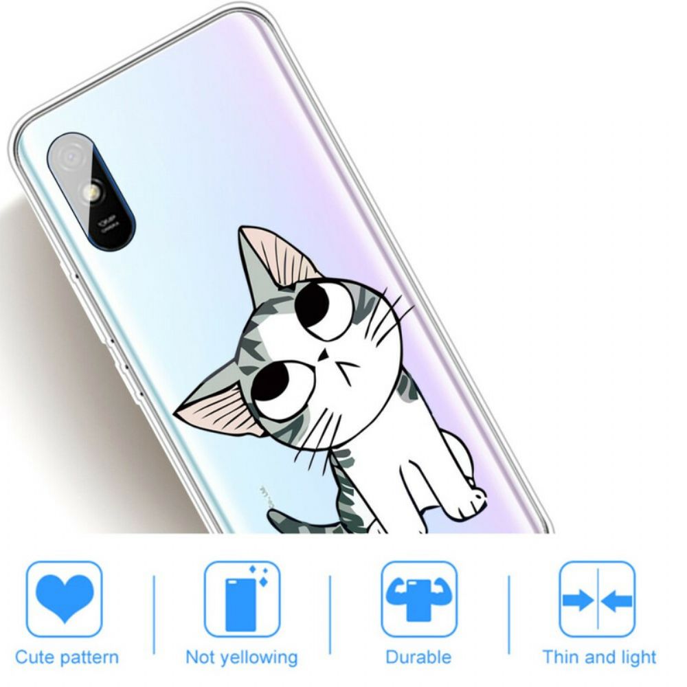 Hülle Für Xiaomi Redmi 9A Sieh Dir Die Katzen An