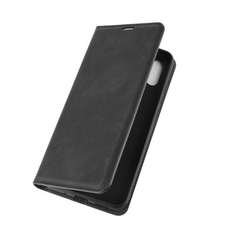 Schutzhülle Für Xiaomi Redmi 9A Flip Case Weicher Ledereffekt