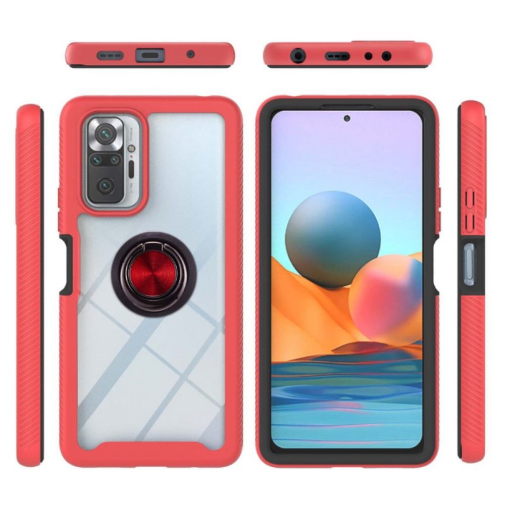 Handyhülle Für Xiaomi Redmi Note 10 Pro Colored Contour Hybrid Mit Ring