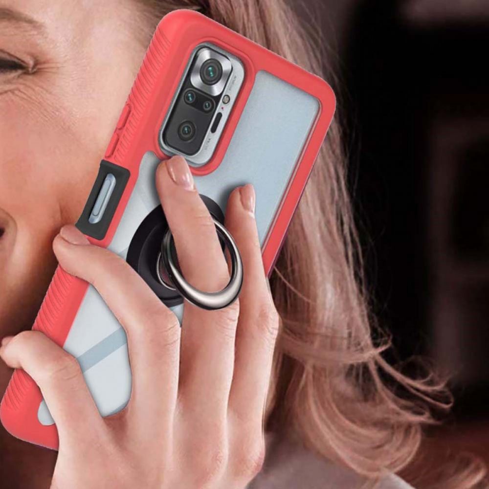 Handyhülle Für Xiaomi Redmi Note 10 Pro Colored Contour Hybrid Mit Ring