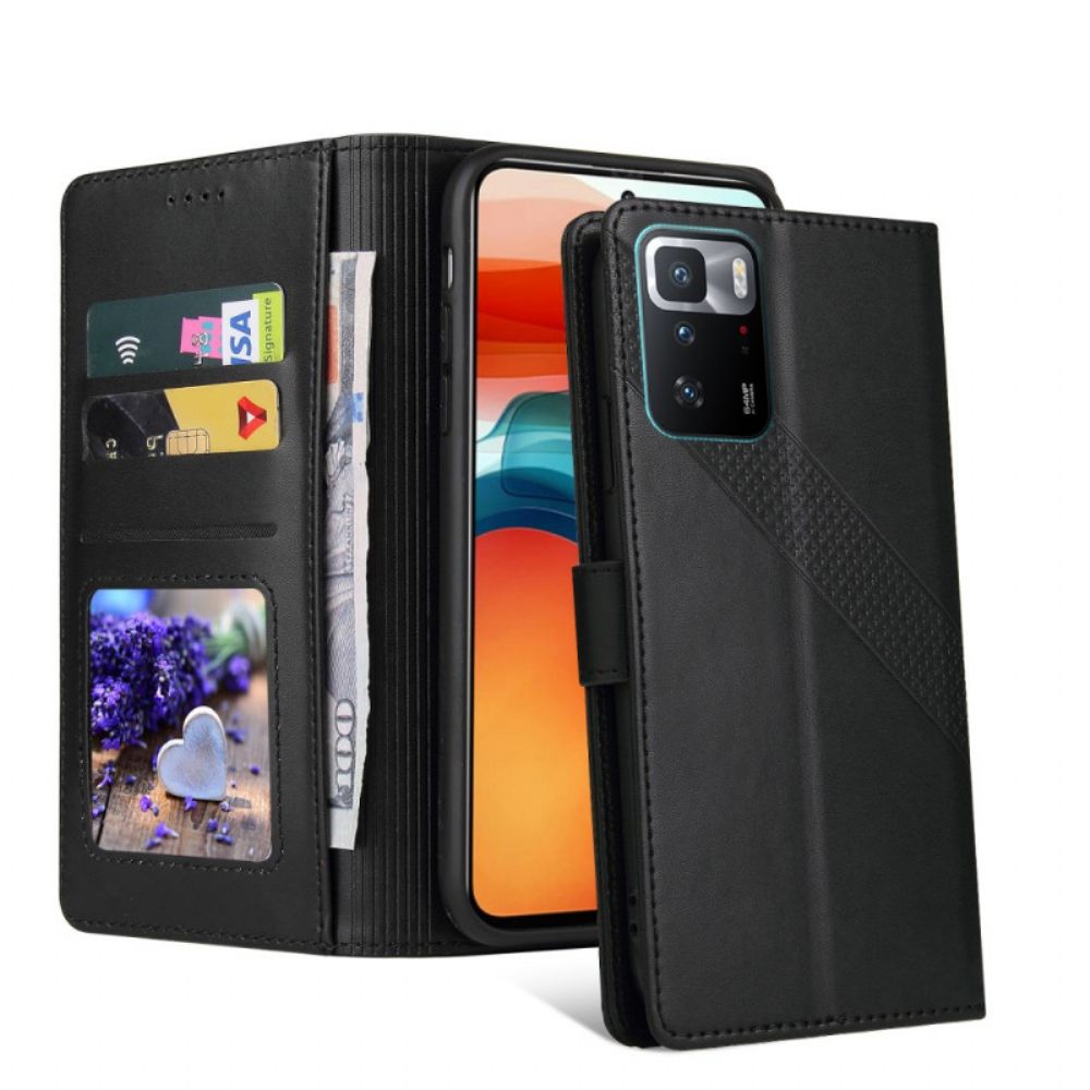 Lederhüllen Für Xiaomi Redmi Note 10 Pro Ledereffekt Gq.utrobe