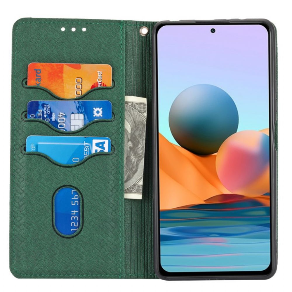 Lederhüllen Für Xiaomi Redmi Note 10 Pro Mit Kordel Ausführung Mit Gewebtem Lederriemen