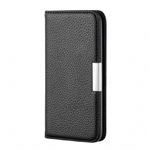 Schutzhülle Für Xiaomi Redmi Note 10 Pro Flip Case Ultraschickes Litschi-kunstleder