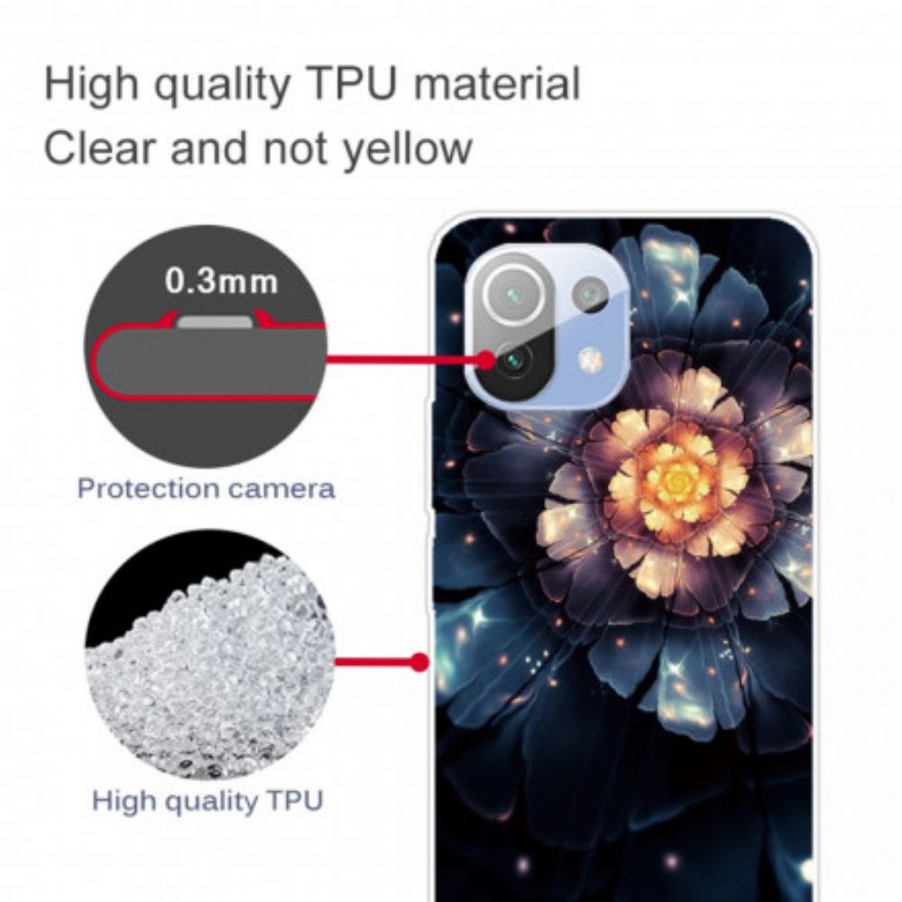 Handyhülle Für Xiaomi Mi 11 Pro Flexible Blumen