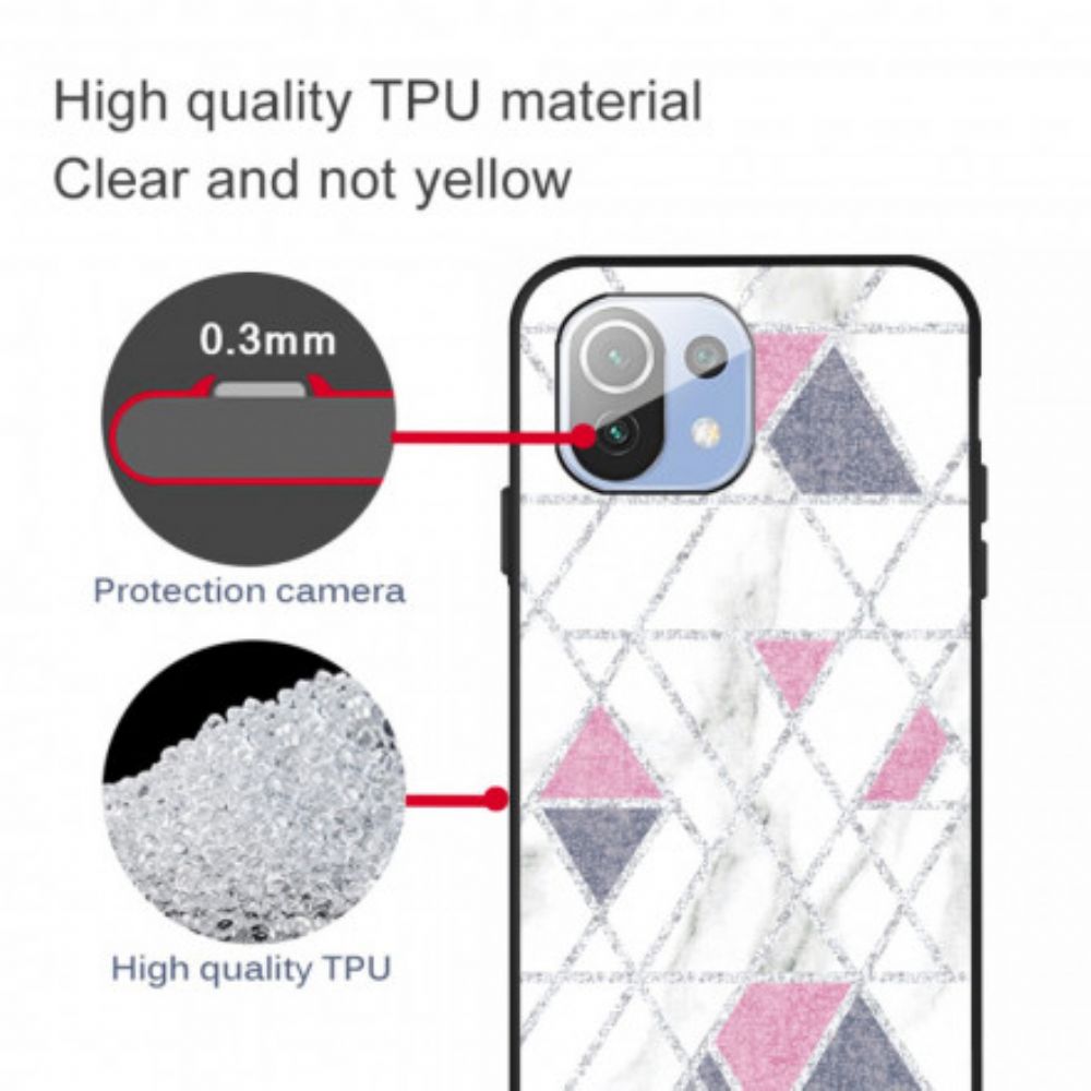 Handyhülle Für Xiaomi Mi 11 Pro Glitzermarmor