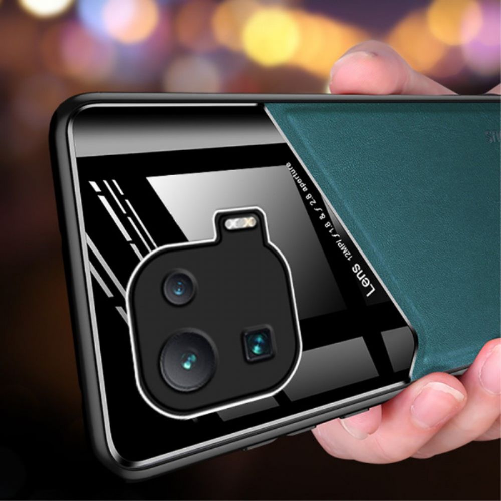 Handyhülle Für Xiaomi Mi 11 Pro Magnetischer Ledereffekt