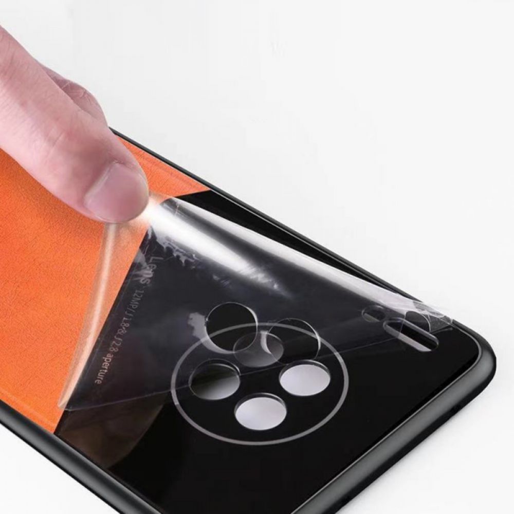 Handyhülle Für Xiaomi Mi 11 Pro Magnetischer Ledereffekt