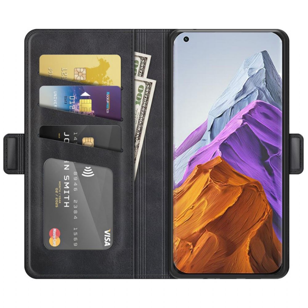 Lederhüllen Für Xiaomi Mi 11 Pro Flip Case Klassische Doppelklappe