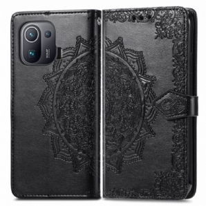 Lederhüllen Für Xiaomi Mi 11 Pro Mandala Aus Dem Mittelalter