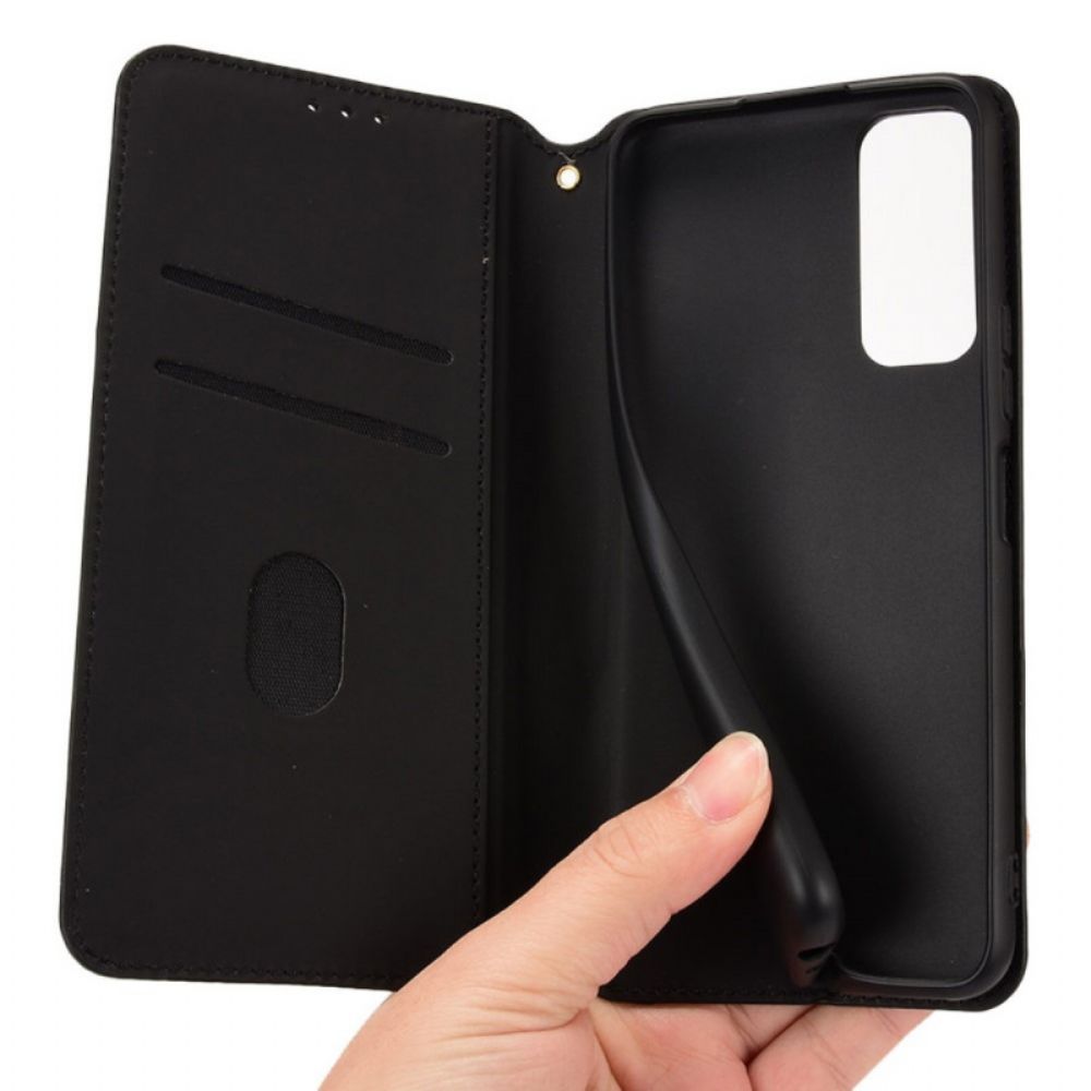 Schutzhülle Für Vivo Y72 5G Flip Case Diamant-leder-effekt
