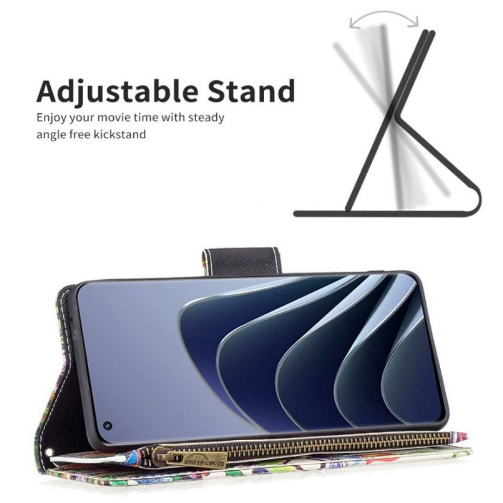 Flip Case Für OnePlus 10 Pro 5G Baumtasche Mit Reißverschluss