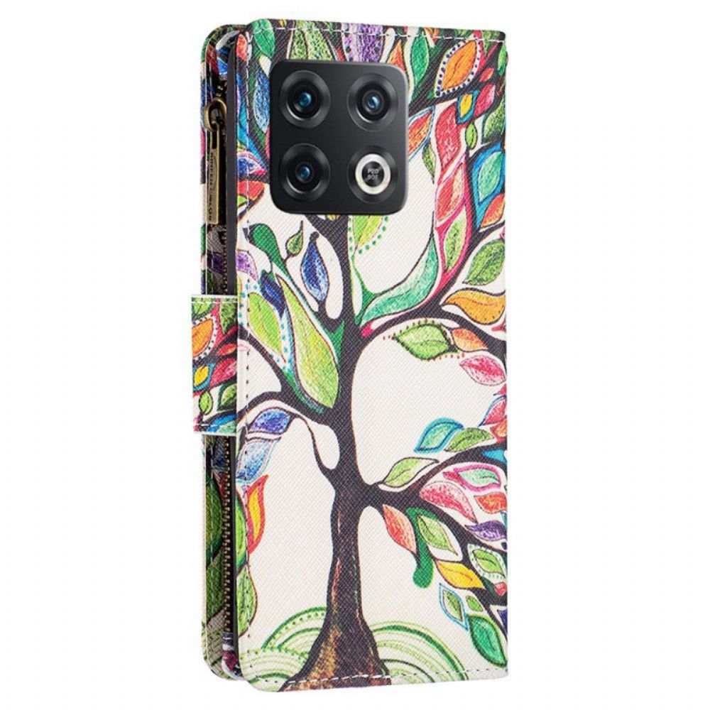 Flip Case Für OnePlus 10 Pro 5G Baumtasche Mit Reißverschluss