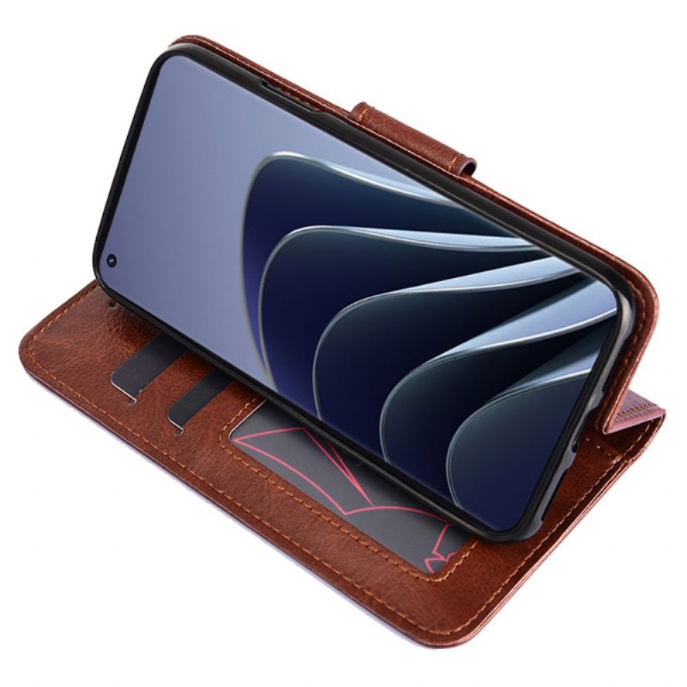 Flip Case Für OnePlus 10 Pro 5G Retro Kunstleder