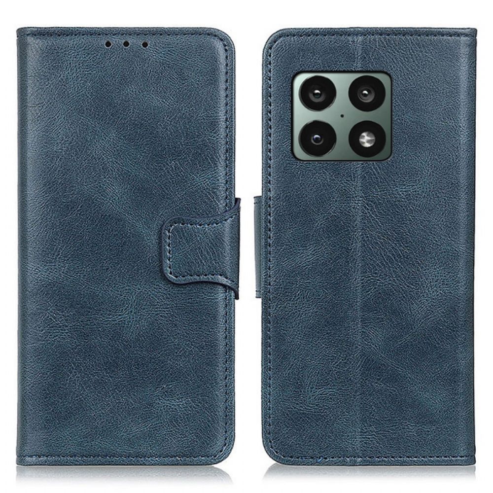 Flip Case Für OnePlus 10 Pro 5G Wendeverschluss Lederoptik