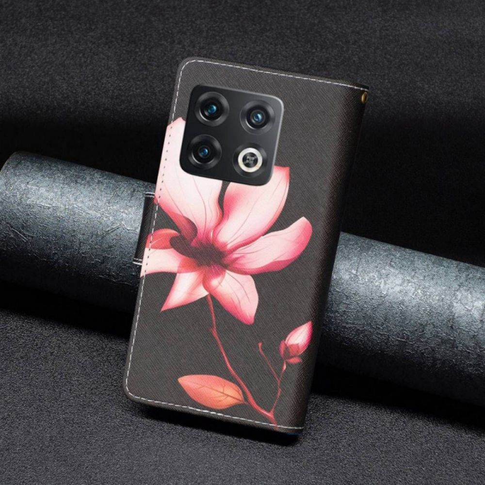 Lederhüllen Für OnePlus 10 Pro 5G Blumentasche Mit Reißverschluss