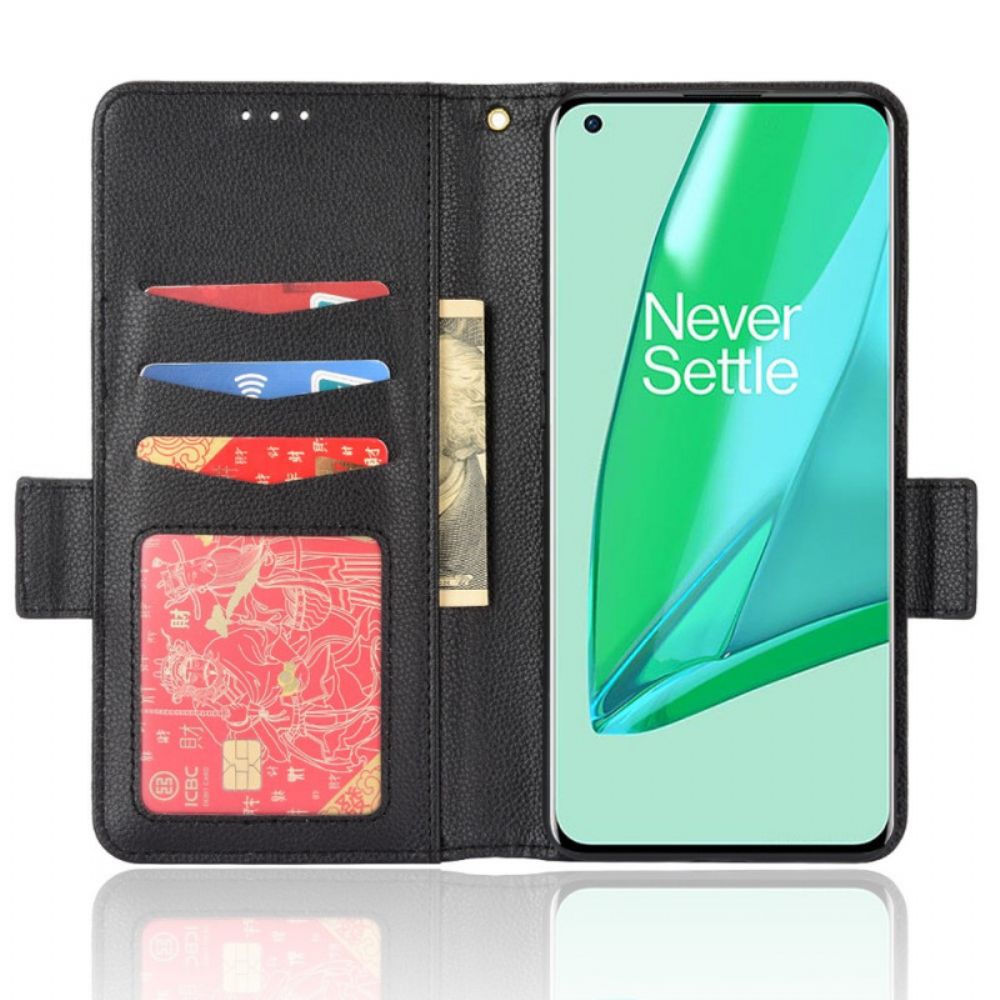 Lederhüllen Für OnePlus 10 Pro 5G Flip Case Doppelte Klappe Litschi Neue Farben