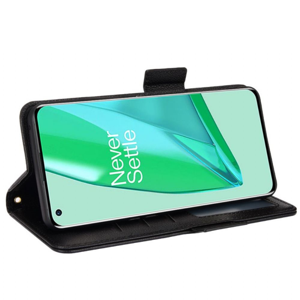 Lederhüllen Für OnePlus 10 Pro 5G Flip Case Doppelte Klappe Litschi Neue Farben