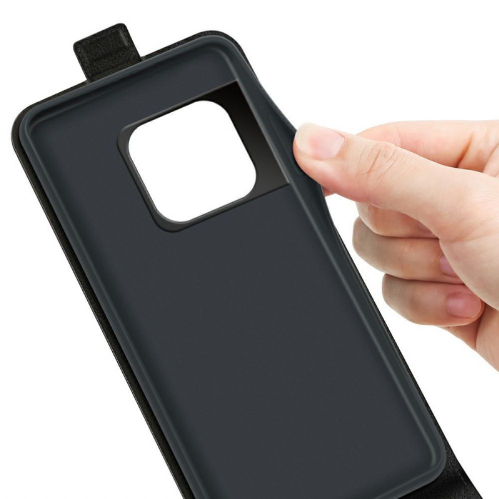 Lederhüllen Für OnePlus 10 Pro 5G Flip Case Ledereffekt Mit Vertikaler Klappe