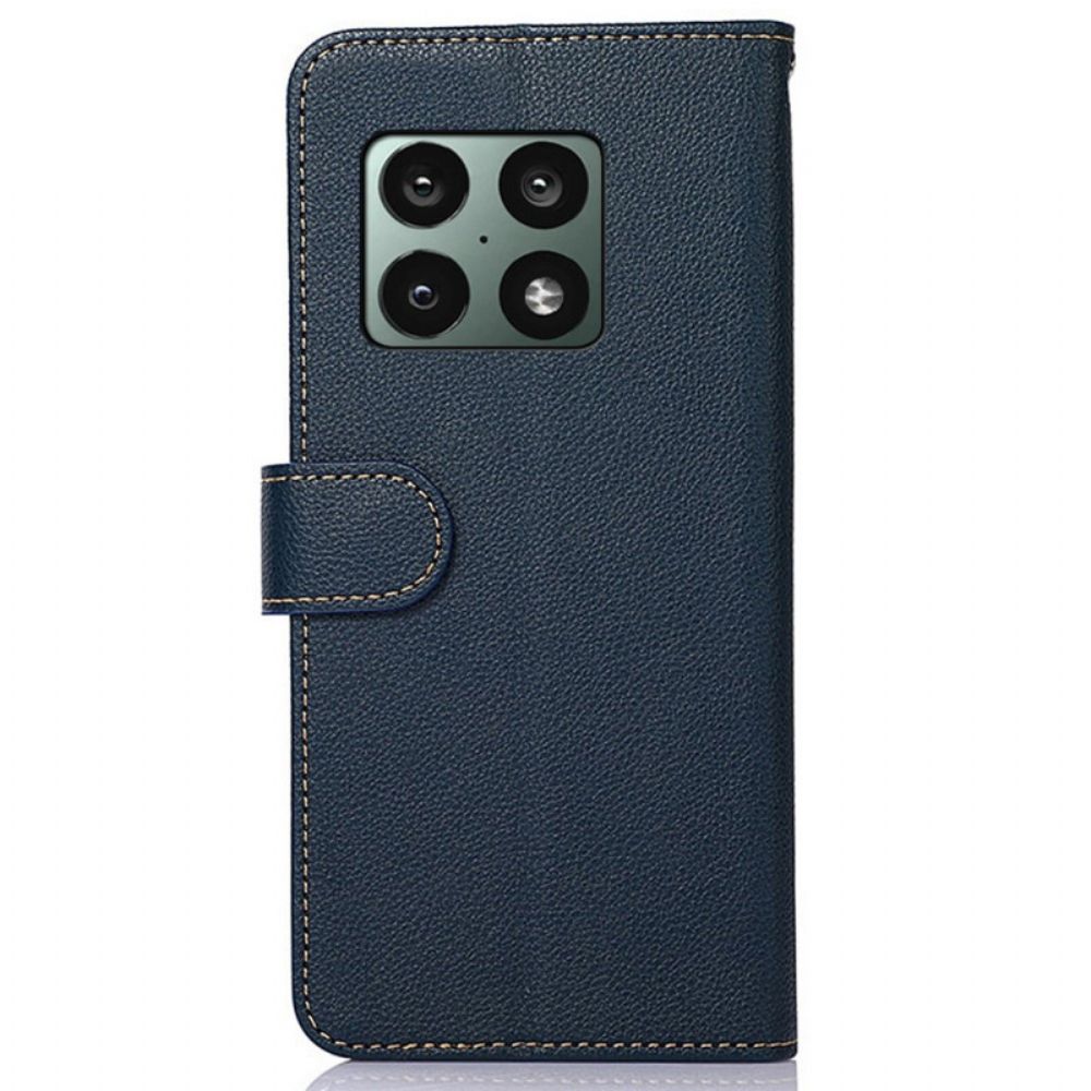Lederhüllen Für OnePlus 10 Pro 5G Liche Style Rfid Khazneh