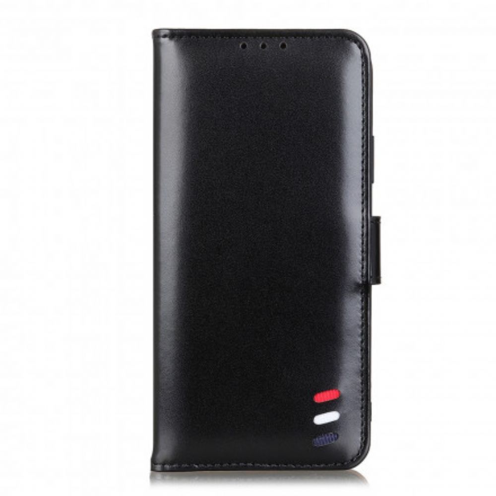 Flip Case Für Xiaomi Mi 11i 5G / Poco F3 Tricolor Ledereffekt