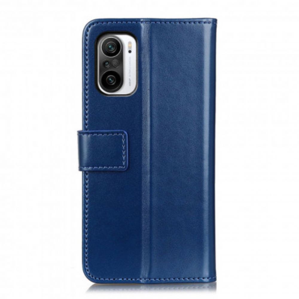 Flip Case Für Xiaomi Mi 11i 5G / Poco F3 Tricolor Ledereffekt