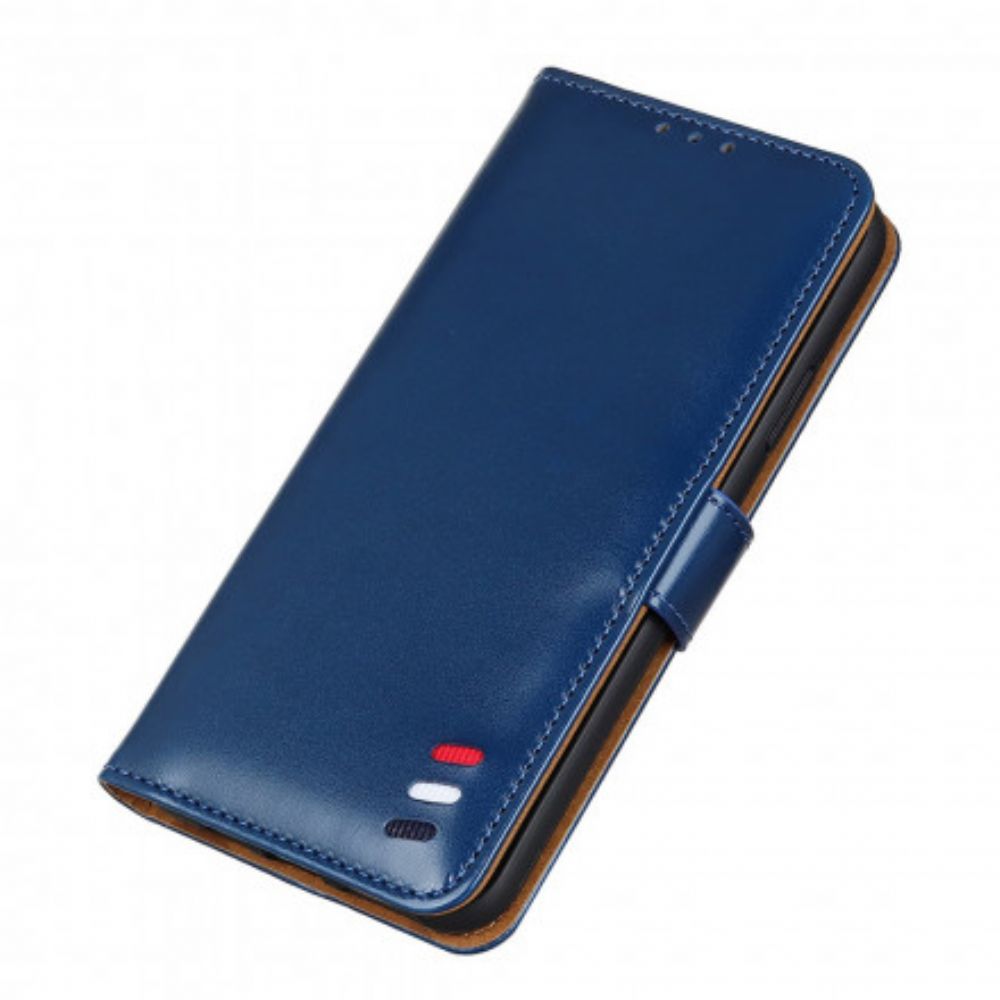 Flip Case Für Xiaomi Mi 11i 5G / Poco F3 Tricolor Ledereffekt