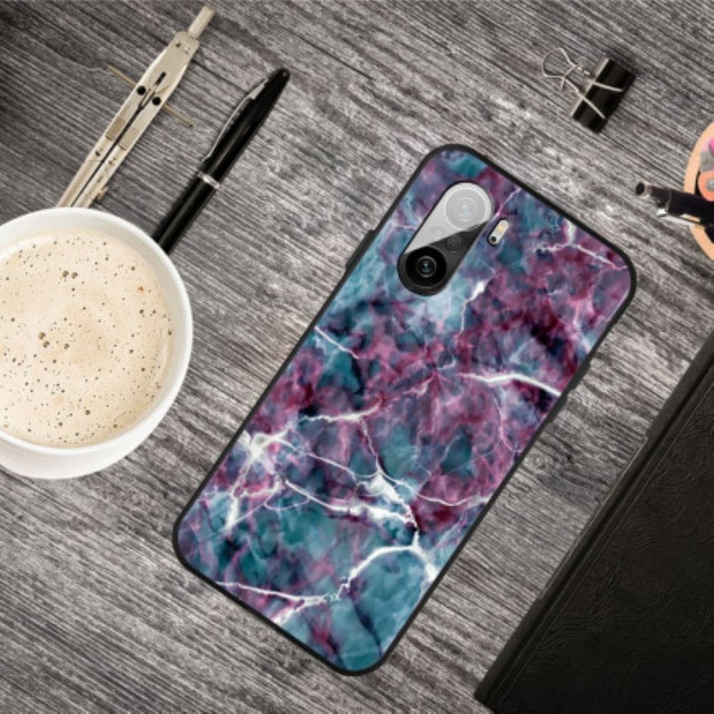 Handyhülle Für Xiaomi Mi 11i 5G / Poco F3 Lila Marmor