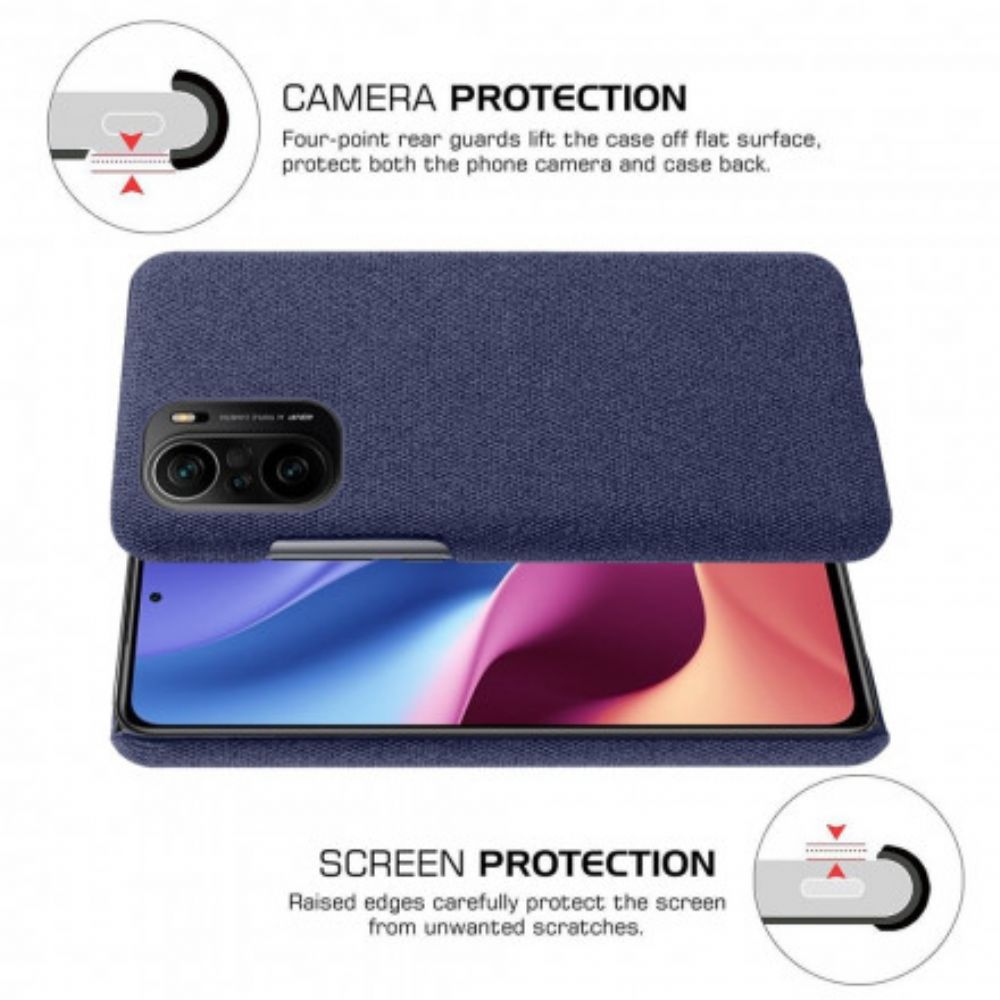 Hülle Für Xiaomi Mi 11i 5G / Poco F3 Ksq Schicker Stoff