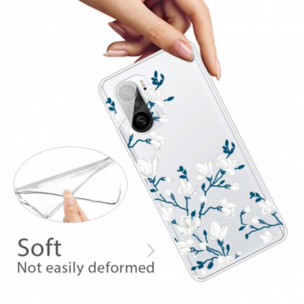 Hülle Für Xiaomi Mi 11i 5G / Poco F3 Weiße Blumen