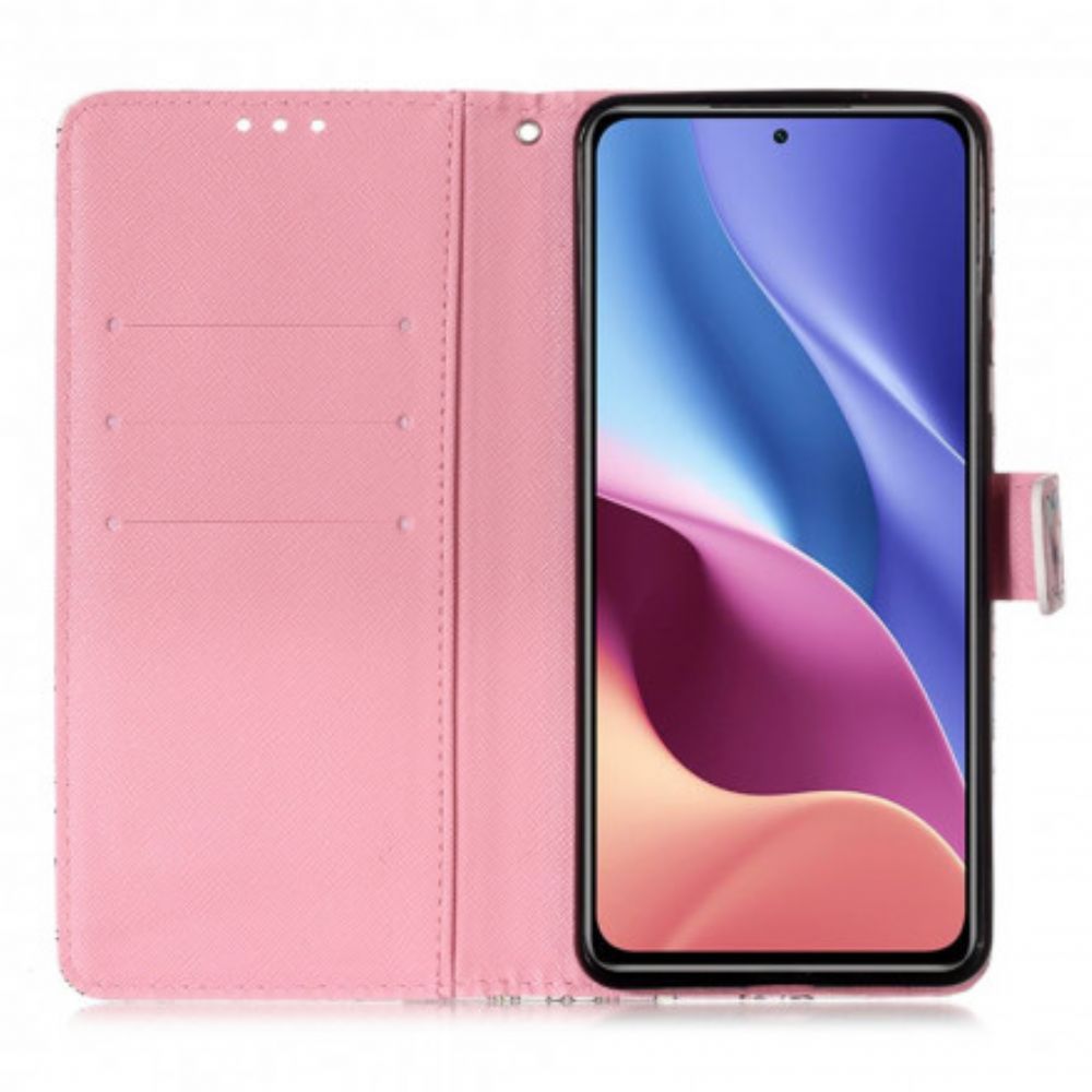 Lederhüllen Für Xiaomi Mi 11i 5G / Poco F3 Hören Sie Nie Auf Zu Träumen