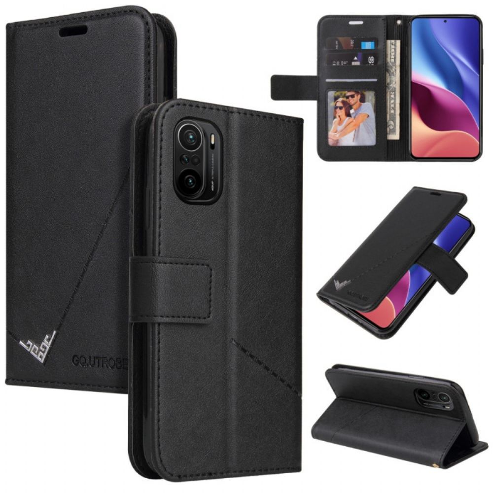 Lederhüllen Für Xiaomi Mi 11i 5G / Poco F3 Kunstleder Gq.utrobe