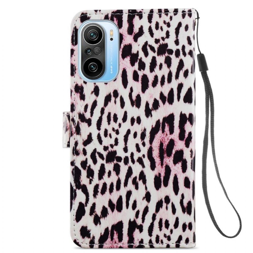 Lederhüllen Für Xiaomi Mi 11i 5G / Poco F3 Leopardenmuster