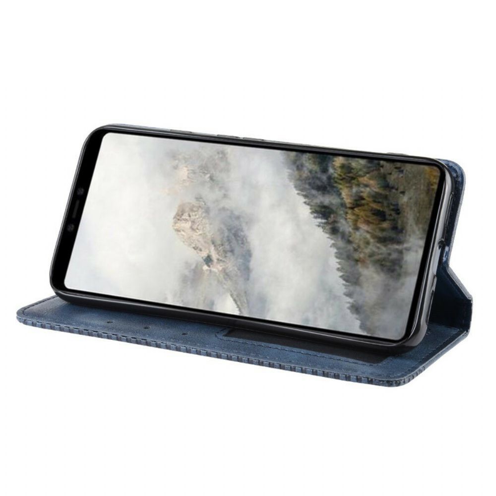 Schutzhülle Für Google Pixel 4 XL Flip Case Stilisierter Vintage-ledereffekt