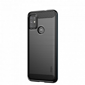 Handyhülle Für Moto G10 / G30 Mofi Gebürstete Kohlefaser