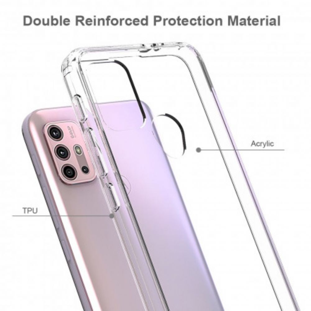 Hülle Für Moto G10 / G30 Transparente Verstärkte Ecken