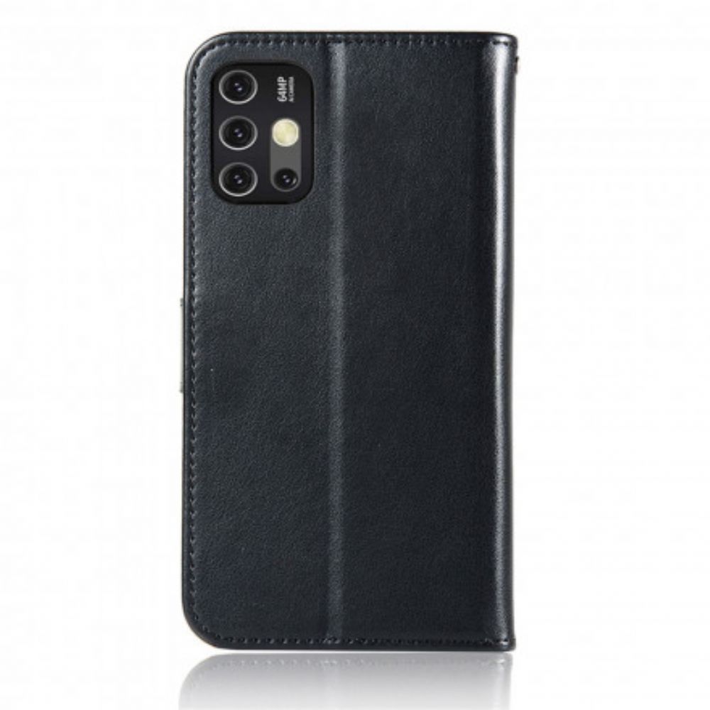 Lederhüllen Für Moto G10 / G30 Verträumte Eule