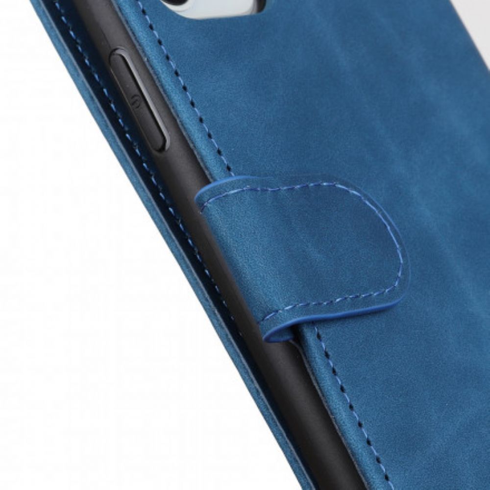 Flip Case Für Oppo Find X3 / X3 Pro Matter Vintage-leder-effekt Khazneh