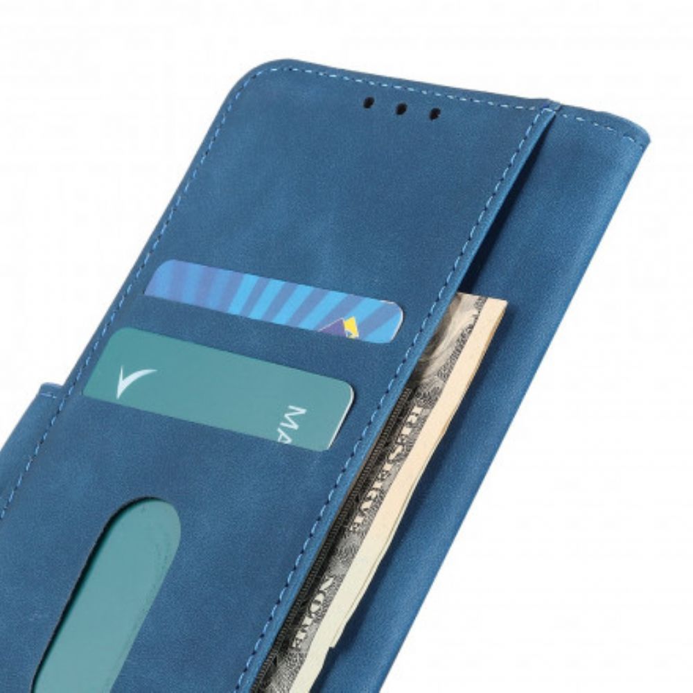 Flip Case Für Oppo Find X3 / X3 Pro Matter Vintage-leder-effekt Khazneh