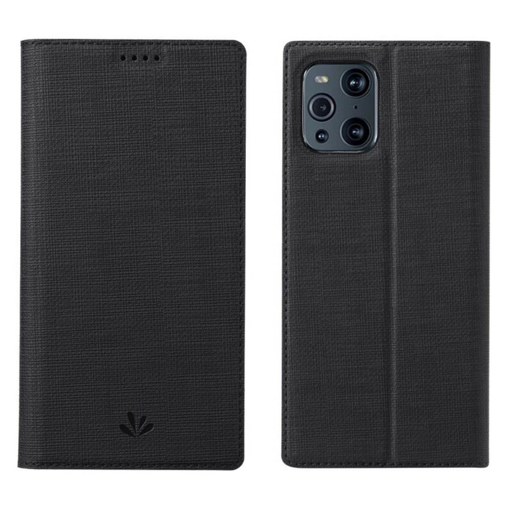 Schutzhülle Für Oppo Find X3 / X3 Pro Flip Case Vili Dmx Texturiert