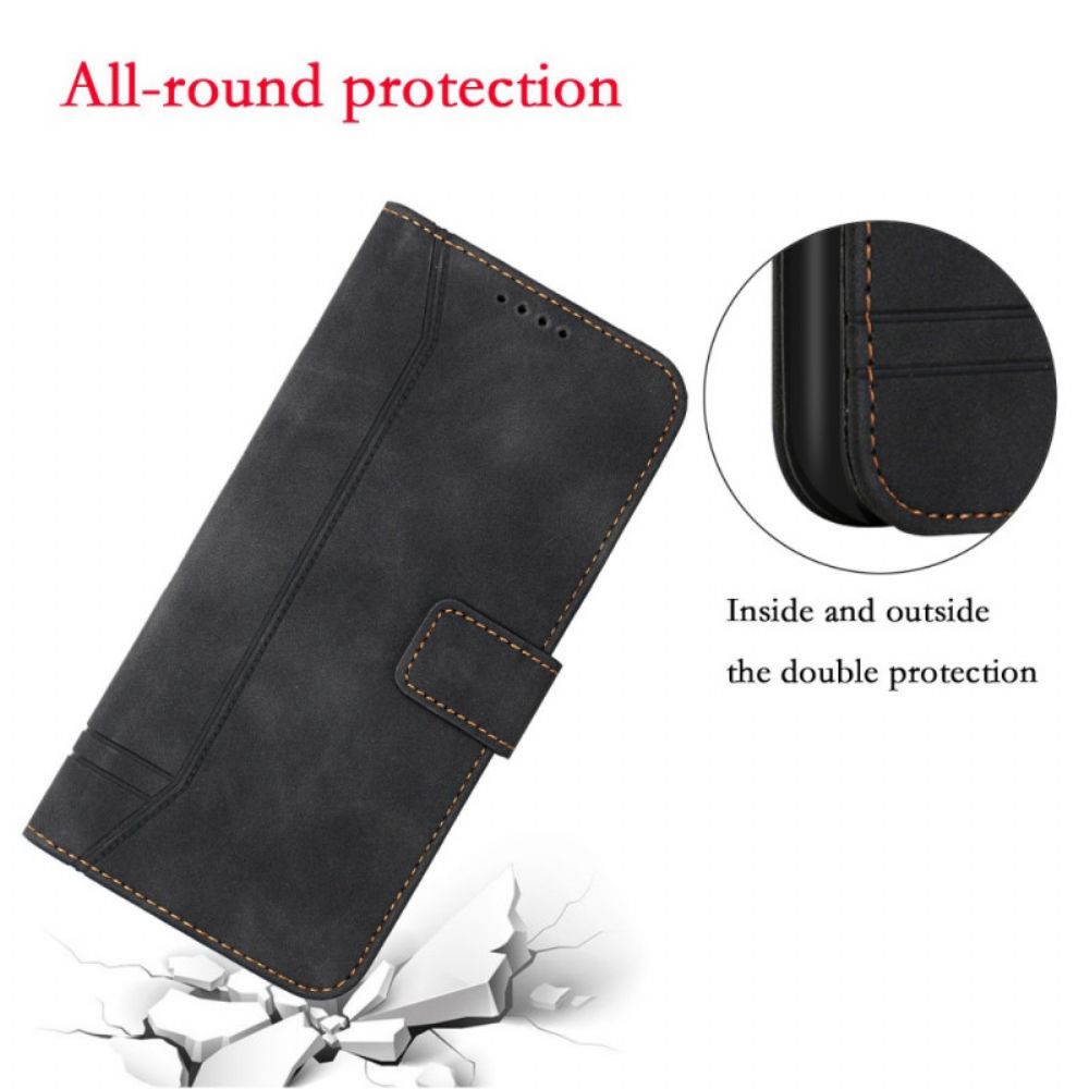 Flip Case Für OnePlus Nord 2 5G Lächeln Mit Lanyard