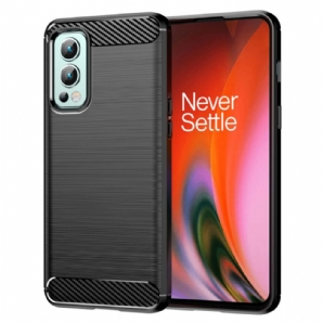 Hülle Für OnePlus Nord 2 5G Gebürstete Kohlefaser