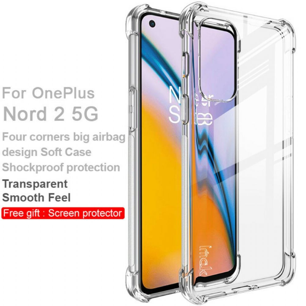 Hülle Für OnePlus Nord 2 5G Transparentes Seidiges Imak