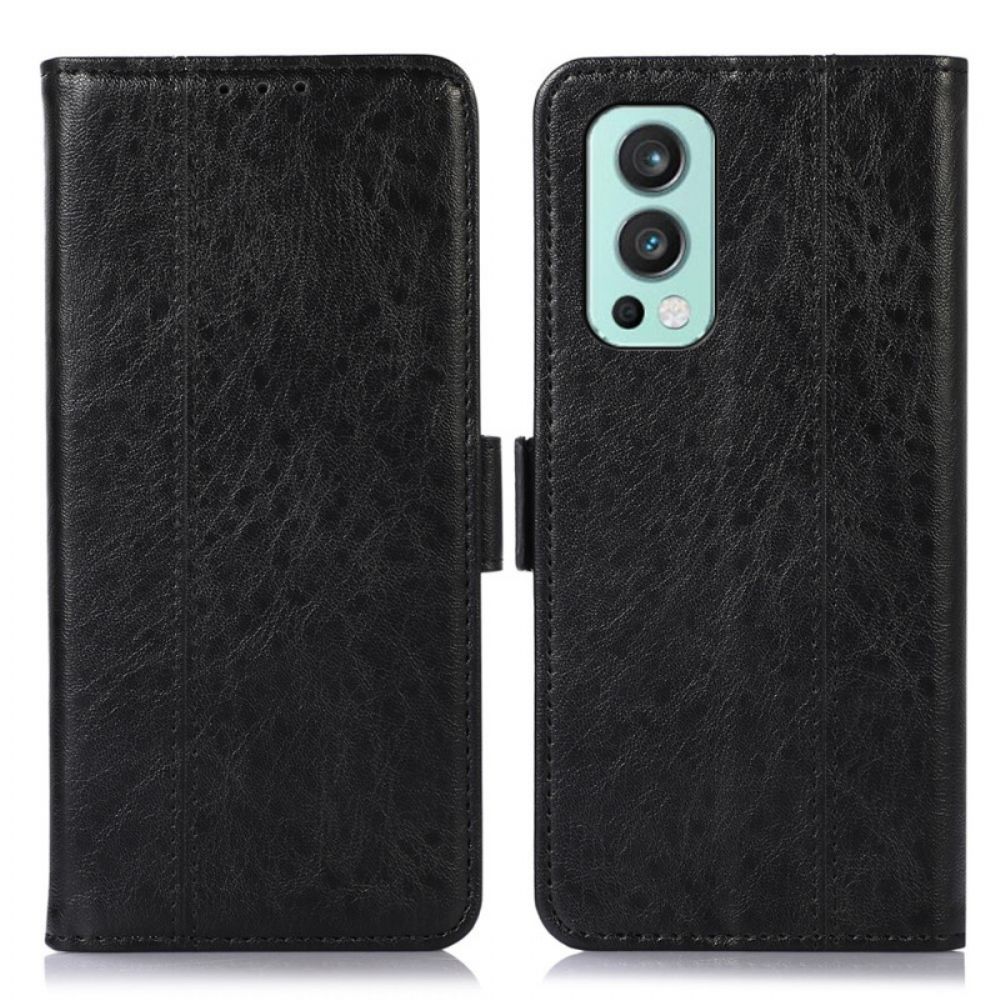 Lederhüllen Für OnePlus Nord 2 5G Dezente Nähte