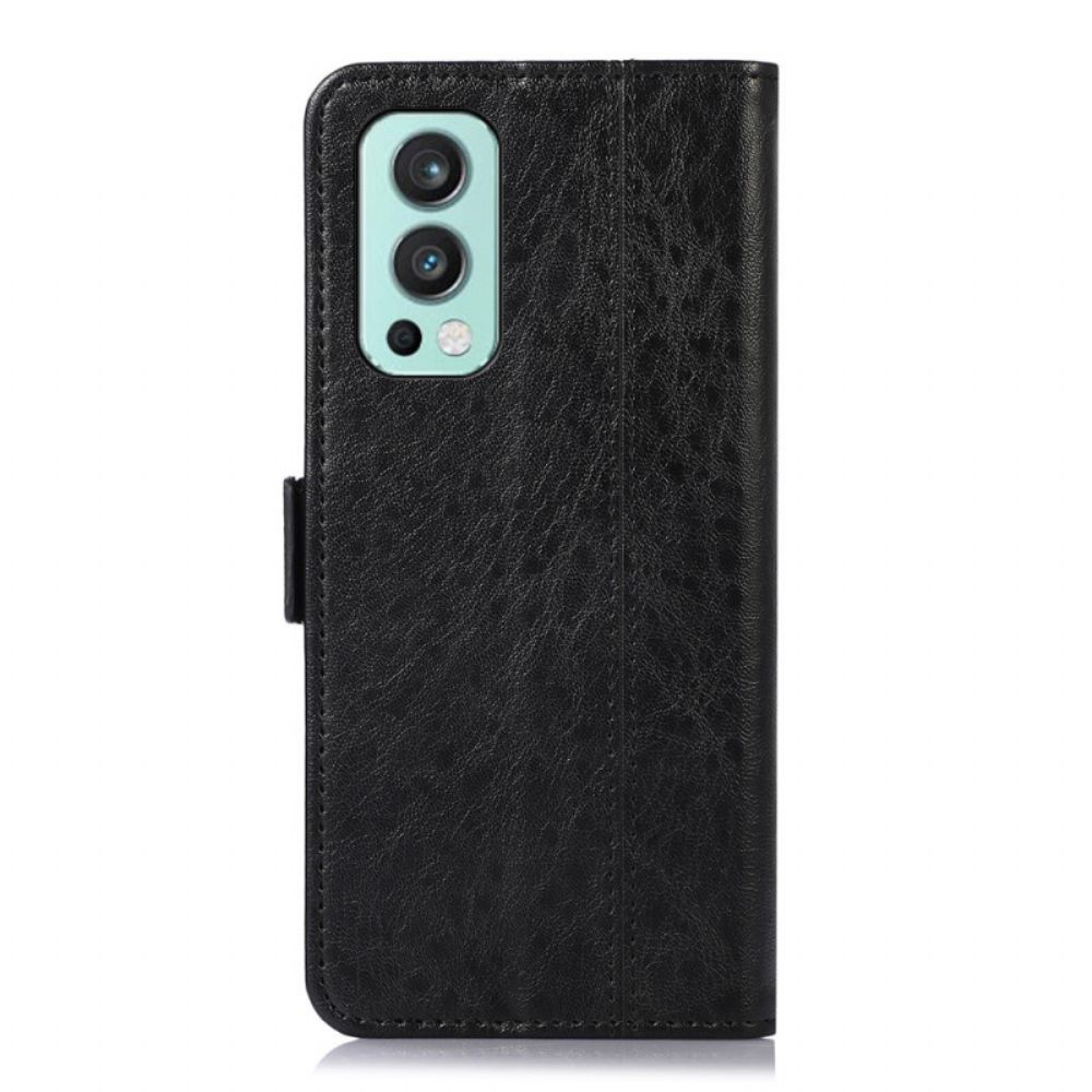Lederhüllen Für OnePlus Nord 2 5G Dezente Nähte
